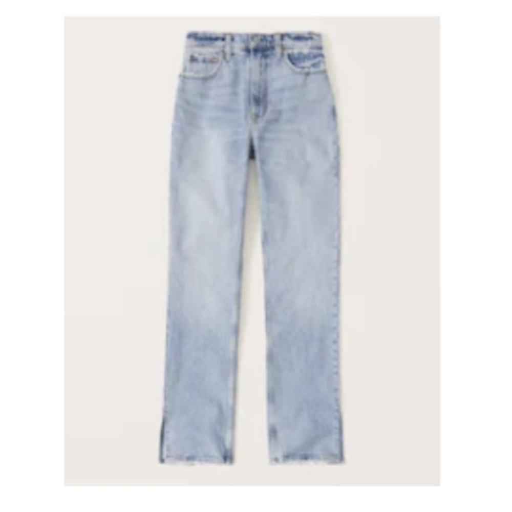 Abercrombie & Fitch Light Blue Straight Leg Jeans